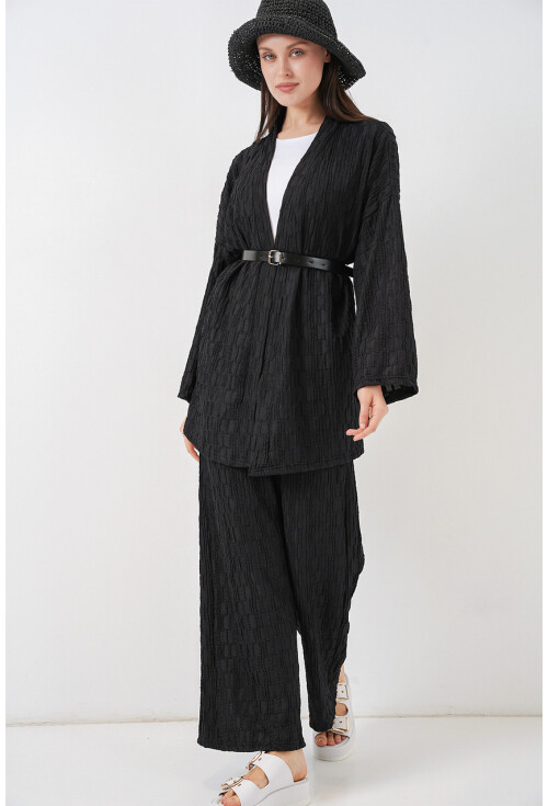 Kadın Kimono Pantolon İkili Takım 30078