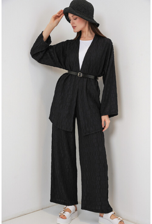 Kadın Kimono Pantolon İkili Takım 30078