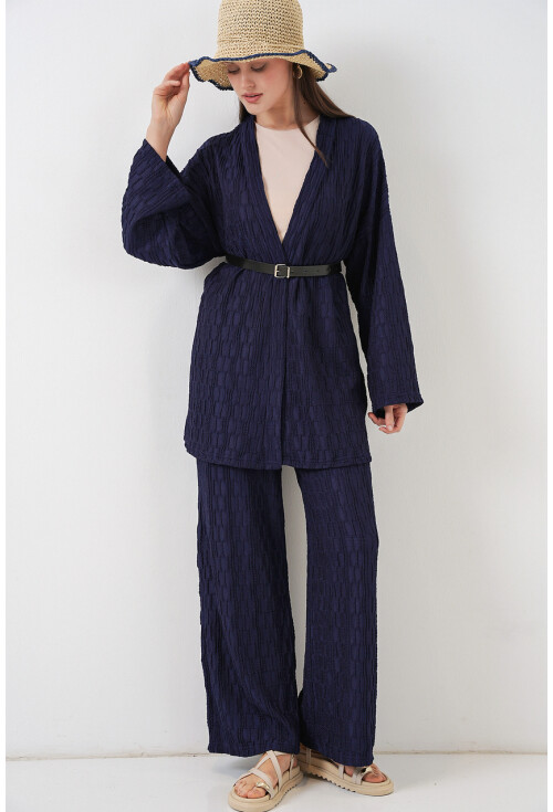 Kadın Kimono Pantolon İkili Takım 30078
