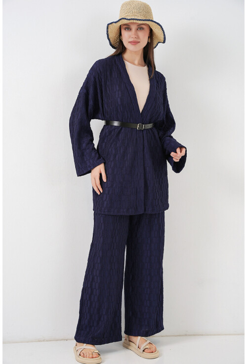 Kadın Kimono Pantolon İkili Takım 30078