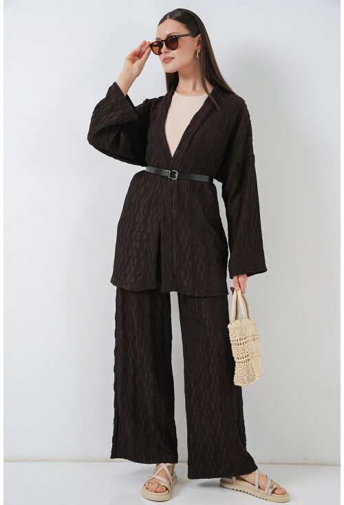 Kadın Kimono Pantolon İkili Takım 30078