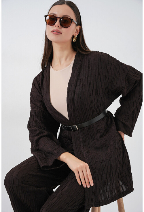 Kadın Kimono Pantolon İkili Takım 30078