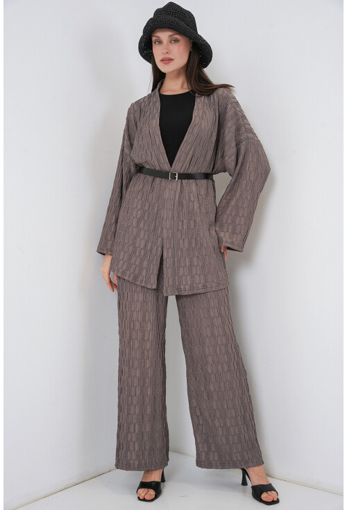 Kadın Kimono Pantolon İkili Takım 30078