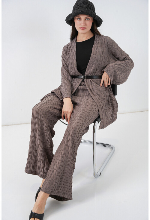 Kadın Kimono Pantolon İkili Takım 30078