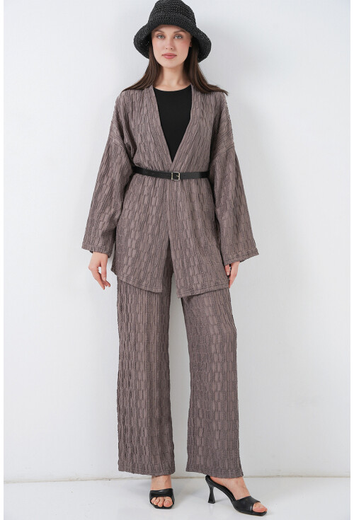 Kadın Kimono Pantolon İkili Takım 30078