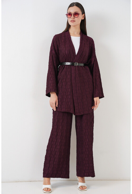 Kadın Kimono Pantolon İkili Takım 30078