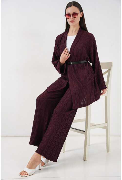 Kadın Kimono Pantolon İkili Takım 30078