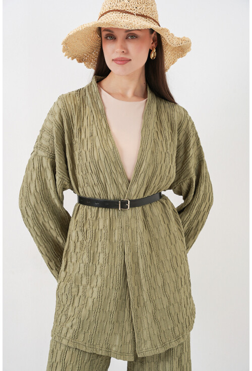 Kadın Kimono Pantolon İkili Takım 30078