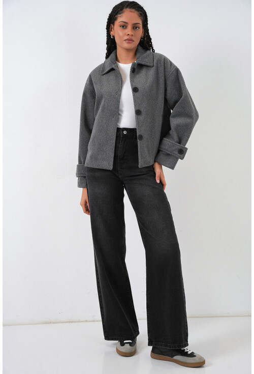 Kadın Kısa Kaşe Ceket 0724