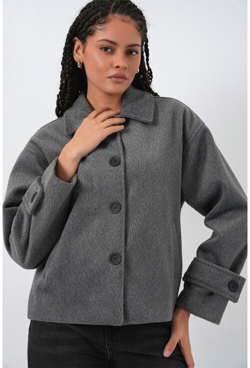 Kadın Kısa Kaşe Ceket 0724