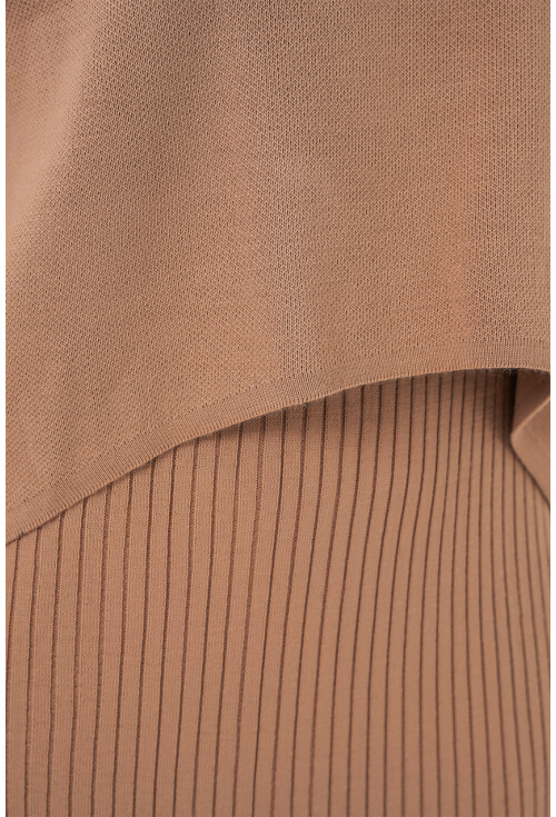 Kadın Kısa Kazaklı Triko Elbise 15958