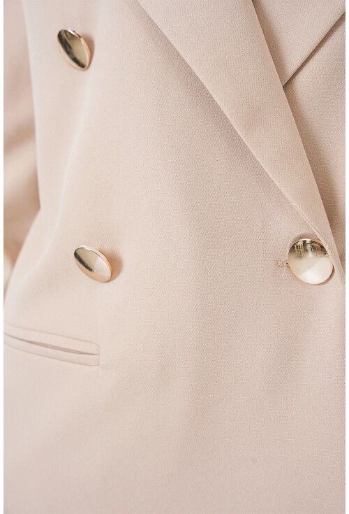 Kadın Kruvaze Yaka Blazer Ceket 0722