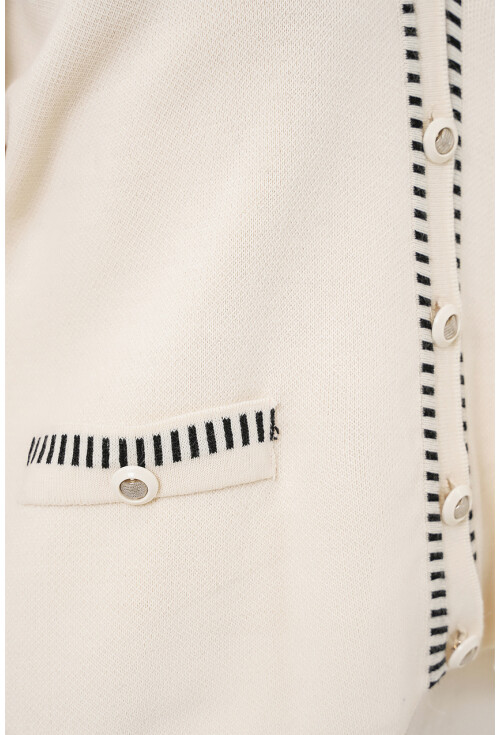 Kadın Nakışlı Triko Hırka Pantolon İkili Takım 15963