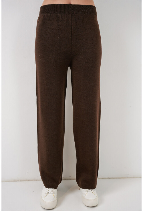 Kadın Nakışlı Triko Hırka Pantolon İkili Takım 15963