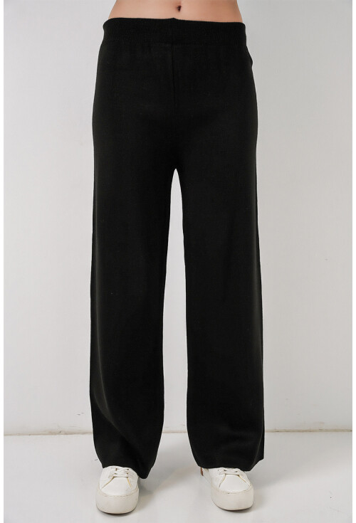 Kadın Nakışlı Triko Hırka Pantolon İkili Takım 15963