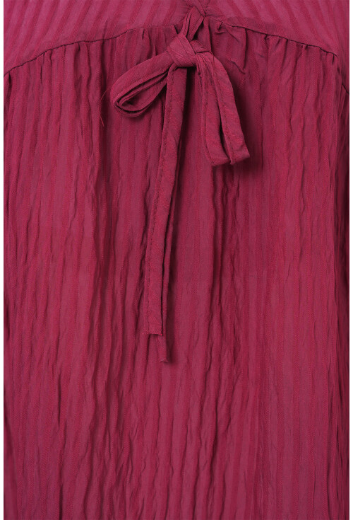 Kadın Önü Bağcıklı Uzun Kol Bluz 946