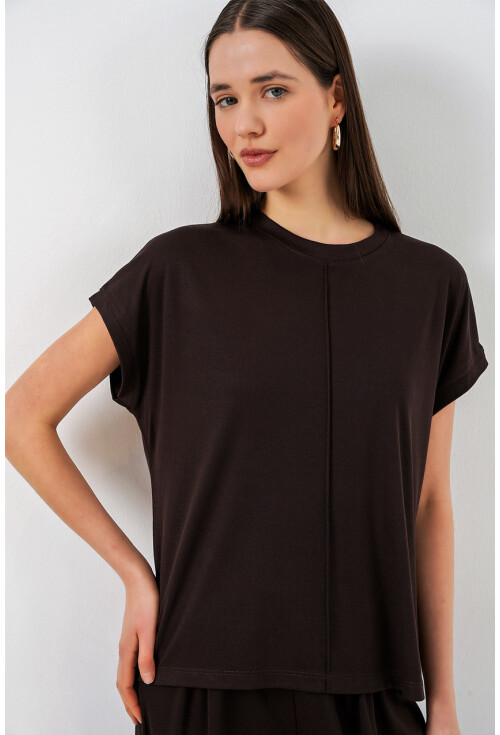 Kadın Örme Bluz Pantolon İkili Takım 30085