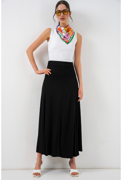 Kadın Örme Uzun Etek 8073