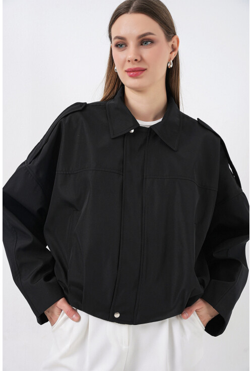 Kadın Oversize Kısa Ceket 0732