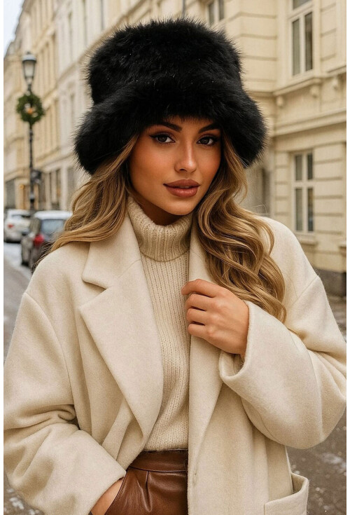 Kadın Peluş Kalpak Şapka 010194