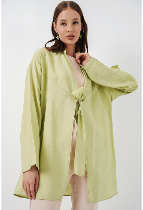 Kadın Salaş Bağcıklı Kimono 5981