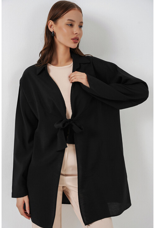 Kadın Salaş Bağcıklı Kimono 5981