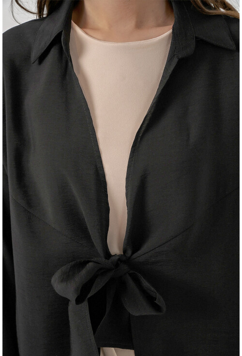 Kadın Salaş Bağcıklı Kimono 5981