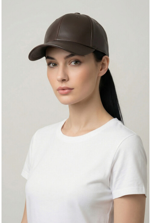 Kadın Suni Deri Şapka 010195