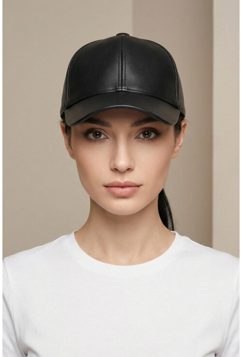 Kadın Suni Deri Şapka 010195