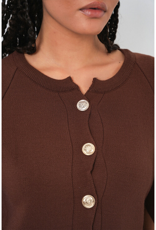 Kadın Triko Panço Hırka 15965