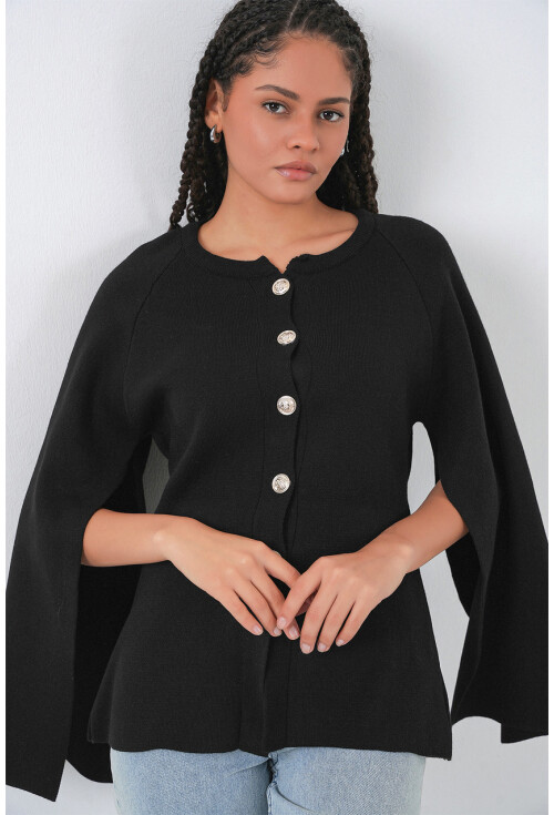 Kadın Triko Panço Hırka 15965