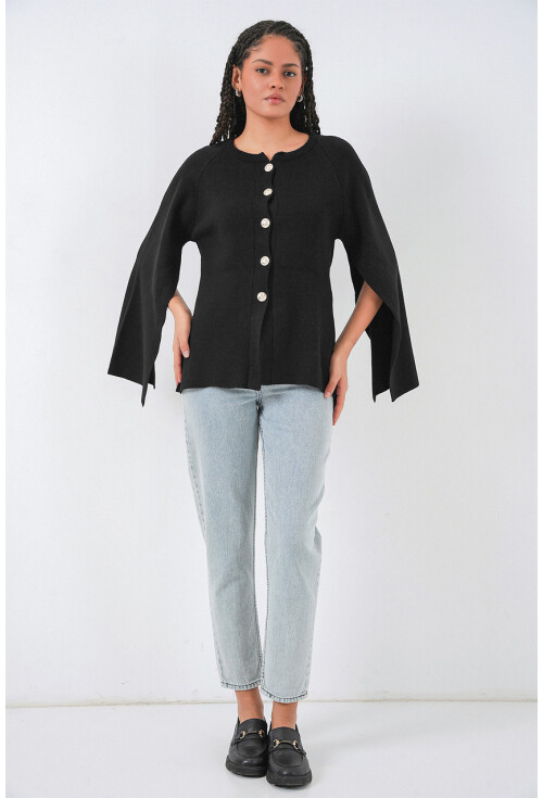 Kadın Triko Panço Hırka 15965