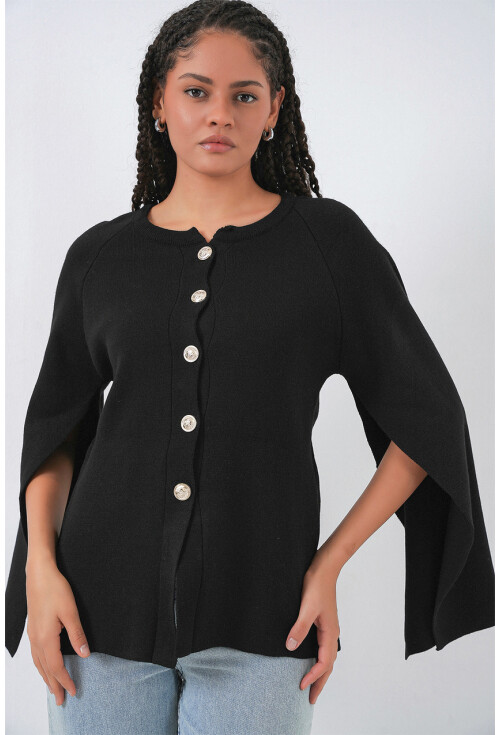 Kadın Triko Panço Hırka 15965