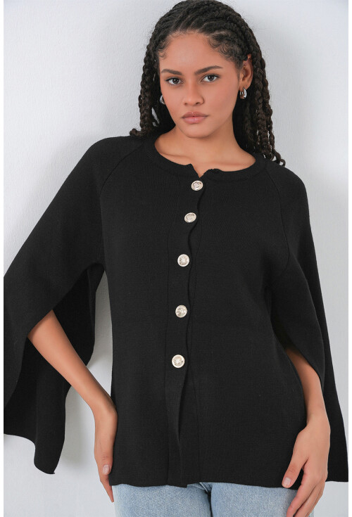 Kadın Triko Panço Hırka 15965