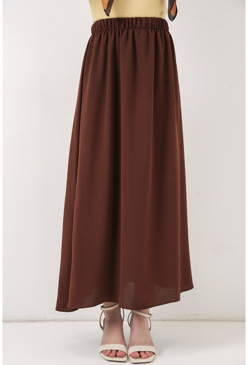 Kadın Uzun Ayrobin Etek 8050