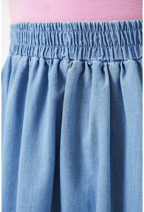 Kadın Uzun Kot Etek 8062