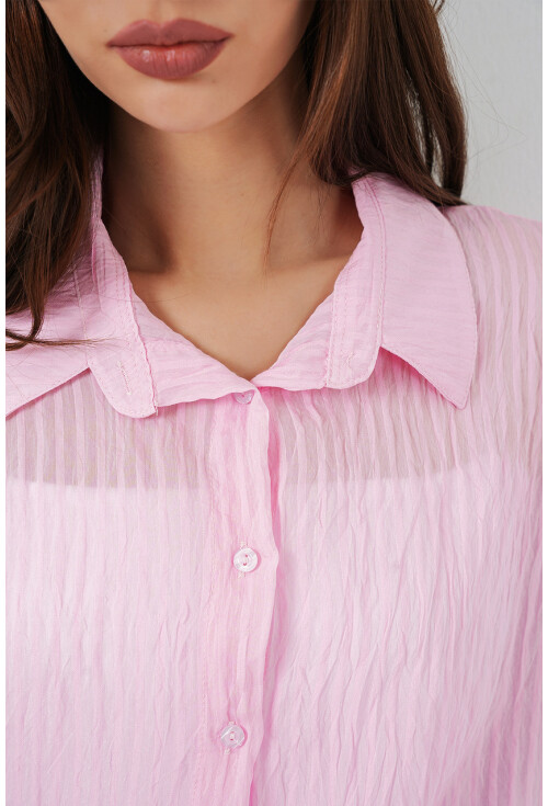 Kadın Uzun Oversize Gömlek 20320