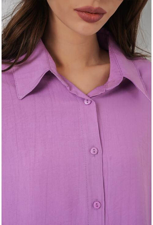 Kadın Uzun Oversize Gömlek 20334