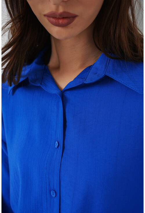 Kadın Uzun Oversize Gömlek 20334