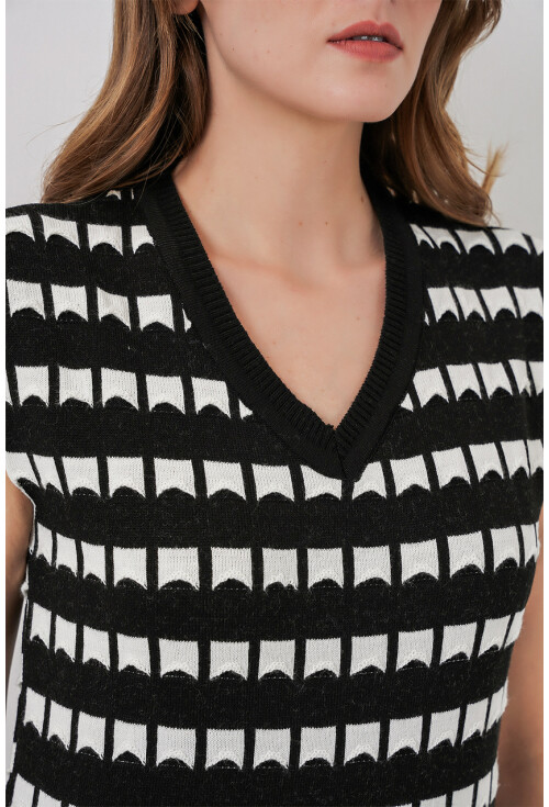 Kadın Uzun Triko Süveter 15961