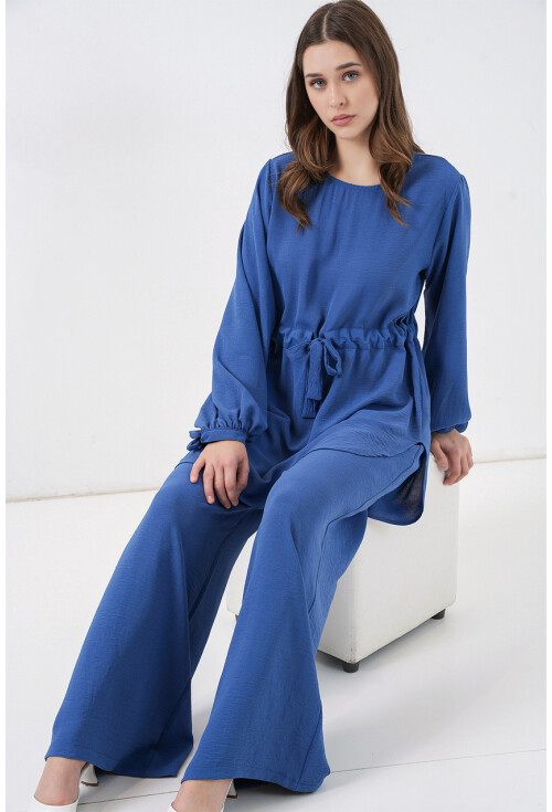 Kadın Uzun Tunik Pantolon İkili Takım 6719