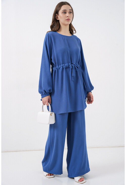 Kadın Uzun Tunik Pantolon İkili Takım 6719