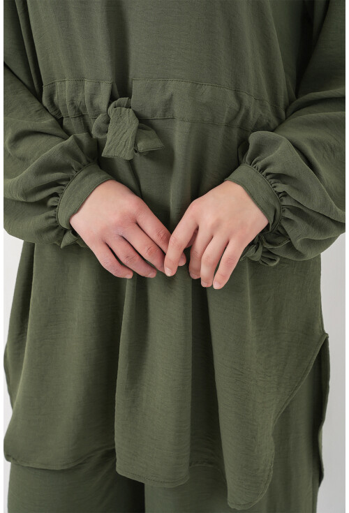 Kadın Uzun Tunik Pantolon İkili Takım 6719