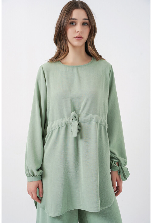 Kadın Uzun Tunik Pantolon İkili Takım 6719