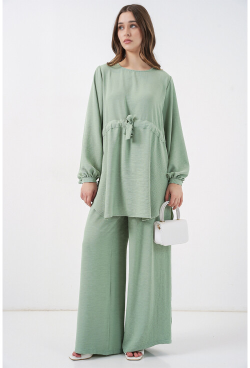 Kadın Uzun Tunik Pantolon İkili Takım 6719