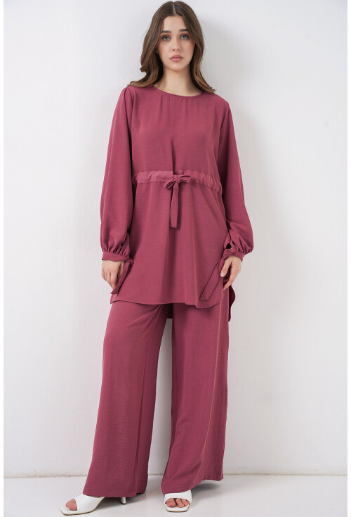 Kadın Uzun Tunik Pantolon İkili Takım 6719