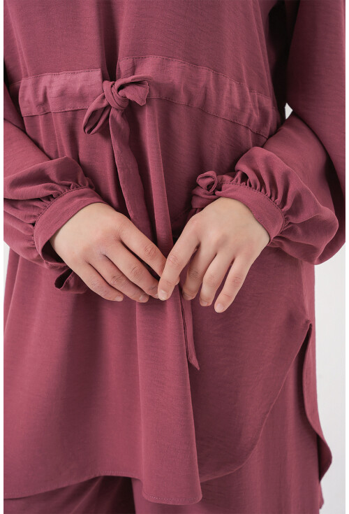 Kadın Uzun Tunik Pantolon İkili Takım 6719