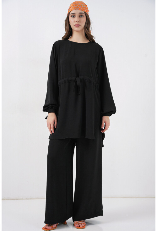 Kadın Uzun Tunik Pantolon İkili Takım 6719