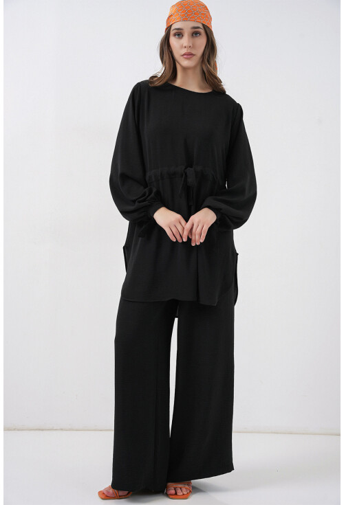 Kadın Uzun Tunik Pantolon İkili Takım 6719