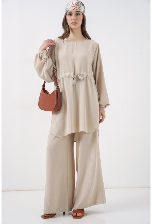 Kadın Uzun Tunik Pantolon İkili Takım 6719